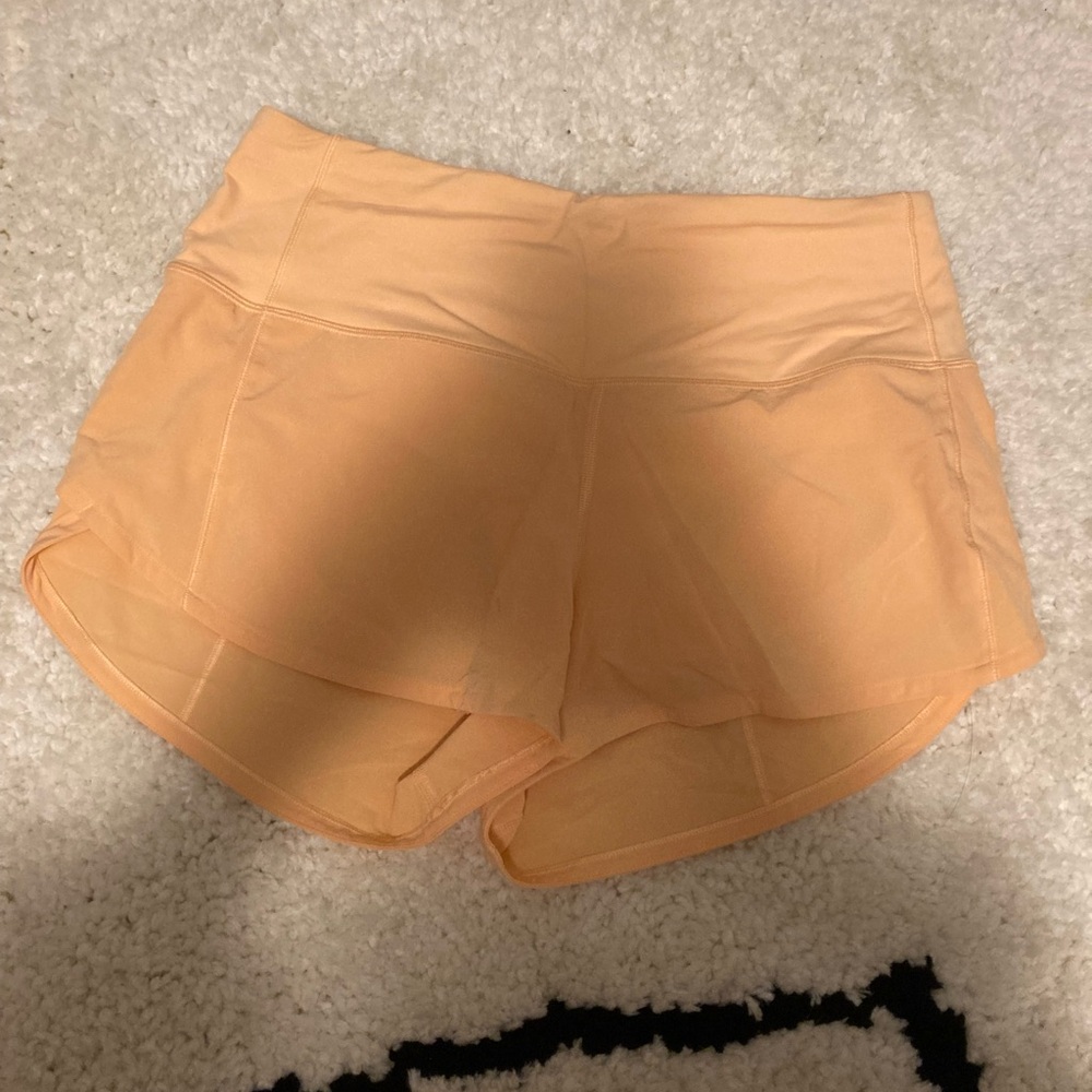 lululemon athletica Peach Athletic Shorts